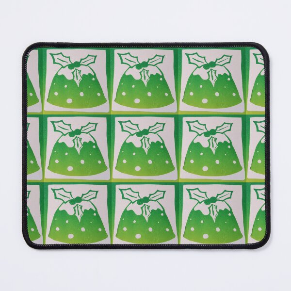 Item preview, Christmas Pudding Linocut Print in Green designed and sold by The Lazy Beach.