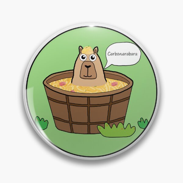 Item preview, Carbonarabara Capybara! designed and sold by ProfanityFarm.