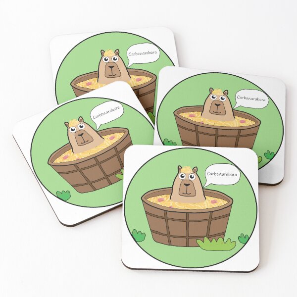 Item preview, Carbonarabara Capybara! designed and sold by ProfanityFarm.