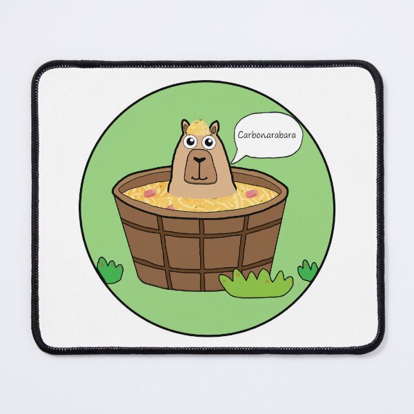 Item preview, Carbonarabara Capybara! designed and sold by ProfanityFarm.