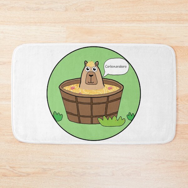 Item preview, Carbonarabara Capybara! designed and sold by ProfanityFarm.