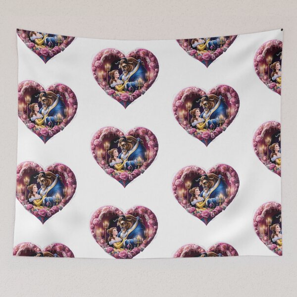 Item preview, Beauty and the Beast Fairytale Heart designed and sold by Digiheart.
