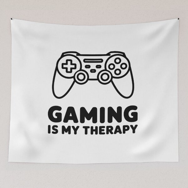 Item preview, Gaming Is My Therapy - Minimalist Controller designed and sold by MrERNST.