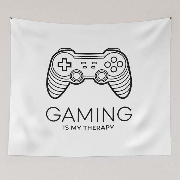 Item preview, Gaming Is My Therapy - Minimalist Controller designed and sold by MrERNST.