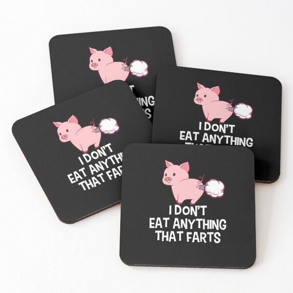 Item preview, I Dont Eat Anything That Farts Funny Vegetarian Design designed and sold by PNGShop.