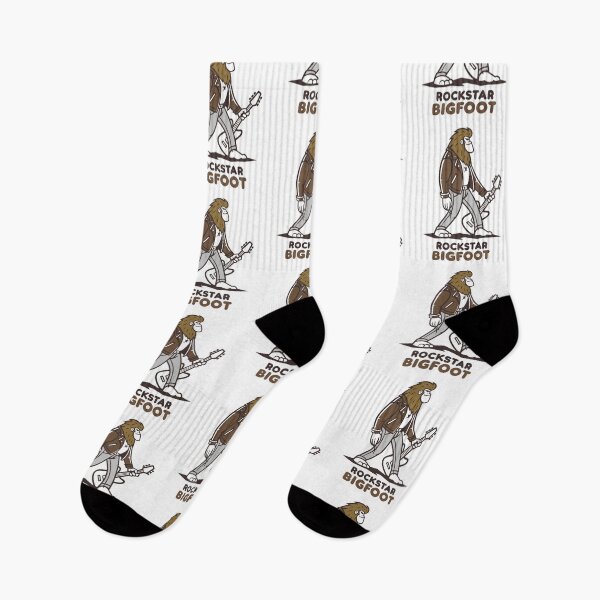 Item preview, Rockstar Bigfoot Design T-Shirt – Funny and Cool Sasquatch Apparel – Mythical Creature Gift Idea – Legendary Bigfoot Fans Must-Have designed and sold by Colorful-Garden.