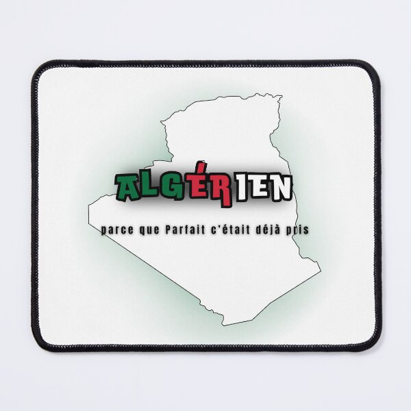 Item preview, Algerian - Because perfect was already taken | Humorous and identity design designed and sold by AWAdesign.
