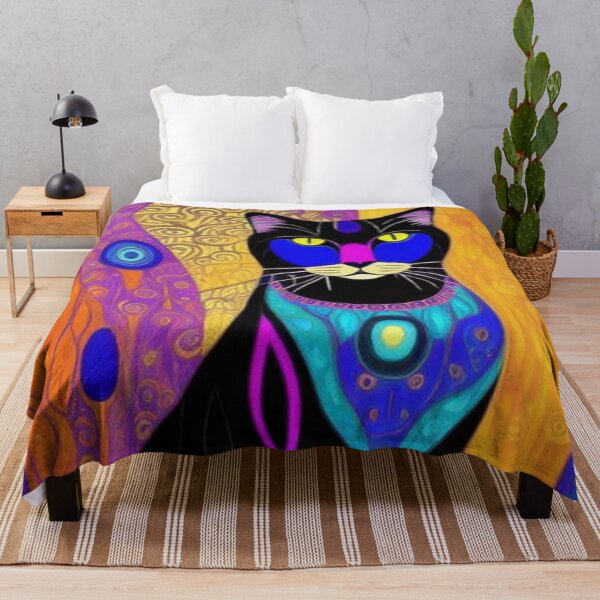 Item preview, Abstract Cat Art designed and sold by TheDarkWardrobe.