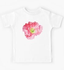 Elegant Pink Poppy Kids Tee
