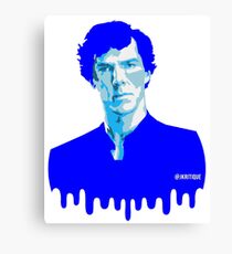 SHERLOCK BLUE Canvas Print
