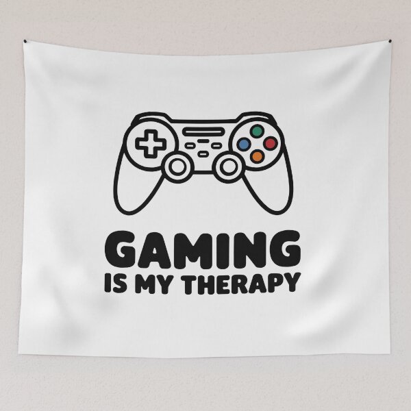 Item preview, Gaming Is My Therapy - Minimalist Controller designed and sold by MrERNST.