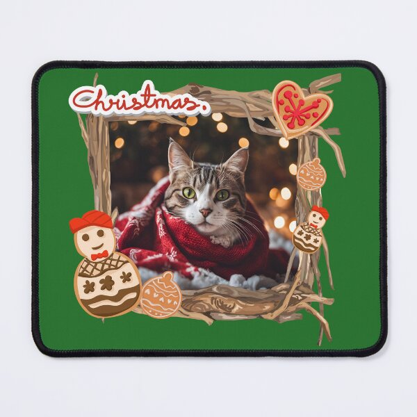 Item preview, CHRISTMAS, Christmas Time, Cat Christmas, xmas, Santa, designed and sold by GOLDENGARDENART.