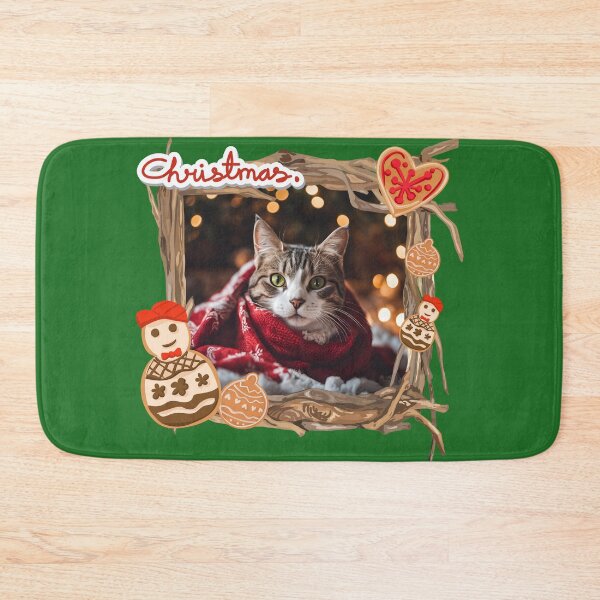 Item preview, CHRISTMAS, Christmas Time, Cat Christmas, xmas, Santa, designed and sold by GOLDENGARDENART.