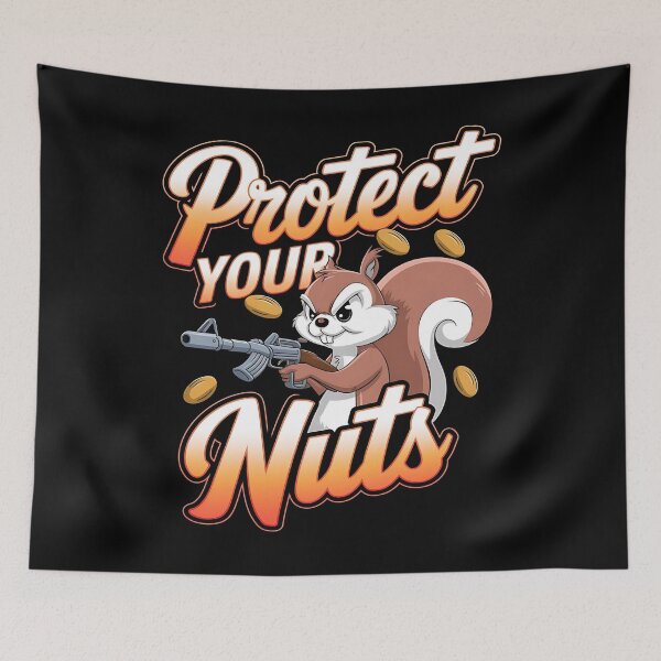 Item preview, Protect your nuts - Hole sweet hole - The Hole Truth - Squirrel In The Hole designed and sold by JansenGS.