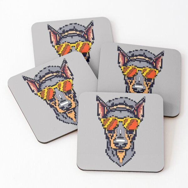 Item preview, Pixel Doberman Pinscher designed and sold by NaturePixel.