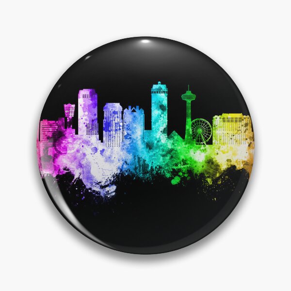 Artikelvorschau, Skyline von Niagara Falls, Kanada entworfen und verkauft von ArtPrints.
