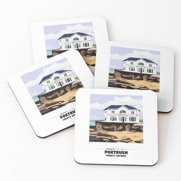 Item preview, Portrush - Vintage Poster Style designed and sold by cmphotographs.