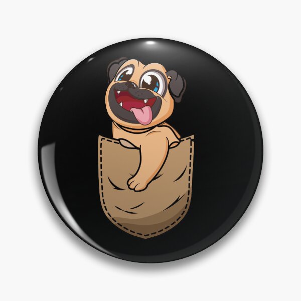 Artikelvorschau, Niedliche kleine Pocket Pug Hundeliebhaber entworfen und verkauft von PNGShop.