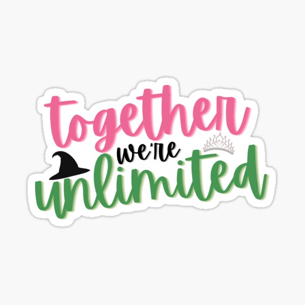 Item preview, Wicked Movie Unlimited, together we're unlimited designed and sold by baranskini.