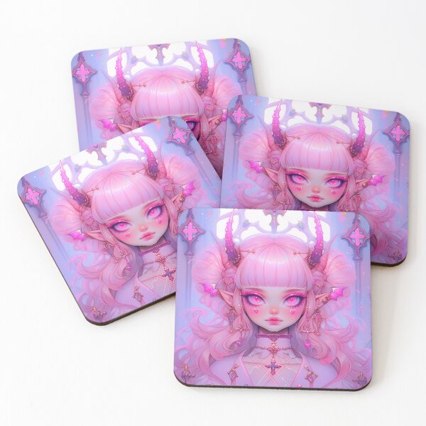 Item preview, Reverent Pink Anime Girl designed and sold by bubblegoth.