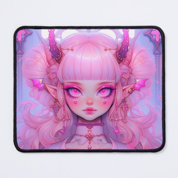 Item preview, Reverent Pink Anime Girl designed and sold by bubblegoth.