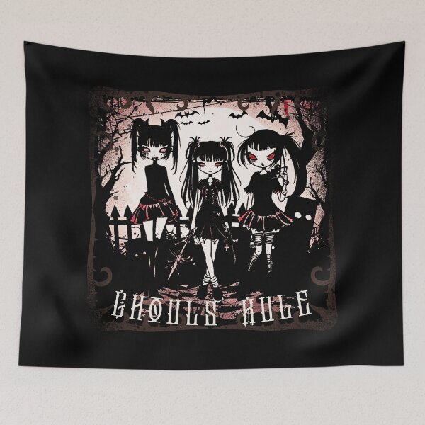 Item preview, Ghouls Rule - Goth BFFs 4Eva designed and sold by PitchBlackIcon.