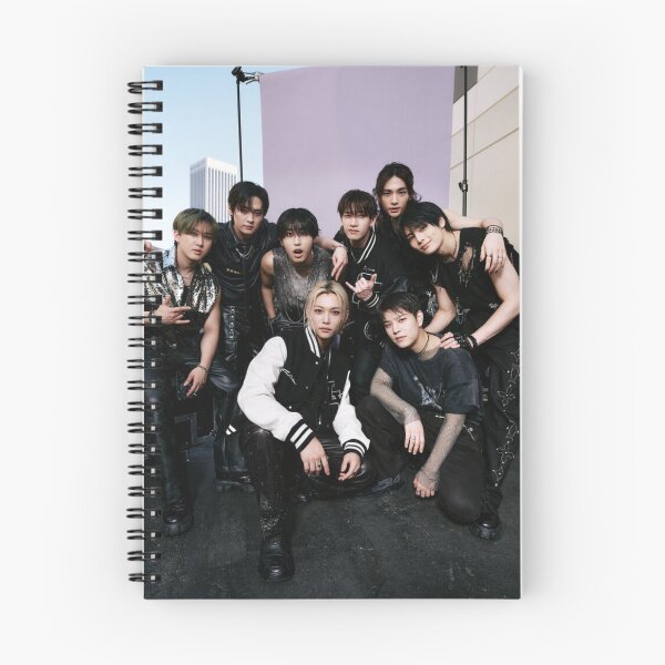 Item preview, Stray Kids ot8 cute heart you make skz stay kpop boy group poster designed and sold by Kpop-Noona.