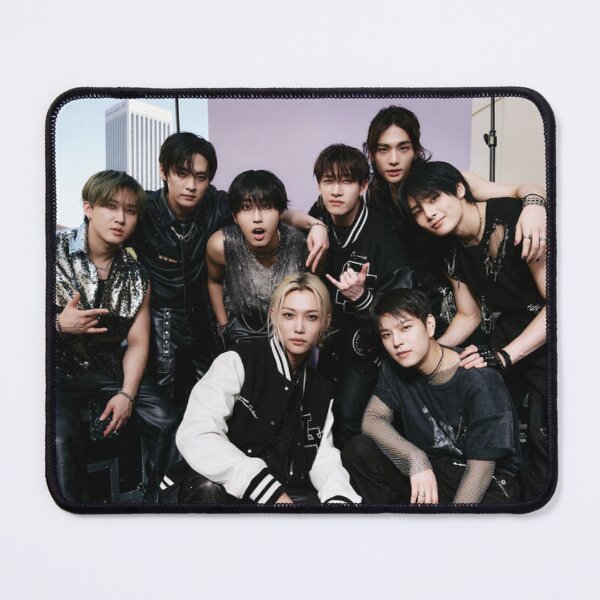 Item preview, Stray Kids ot8 cute heart you make skz stay kpop boy group poster designed and sold by Kpop-Noona.