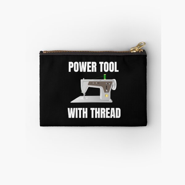 Item preview, Power Tool With Thread Funny Sewing Machine Design Seamstress Gift designed and sold by RozWatts.