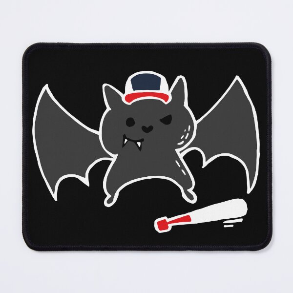 Item preview, Funny & Cute Baseball Bat (No Text, White Outline) designed and sold by Graograman.