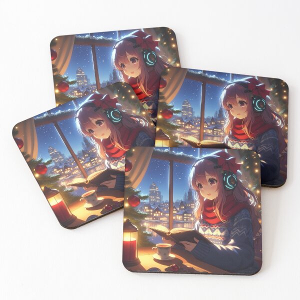 Item preview, Candlelit Christmas Lofi Artwork designed and sold by josie1680.