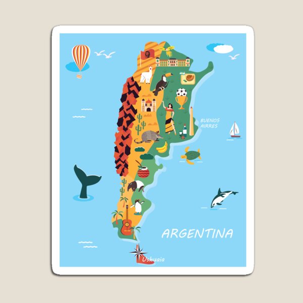 Item preview, map of Argentina designed and sold by skalihm.