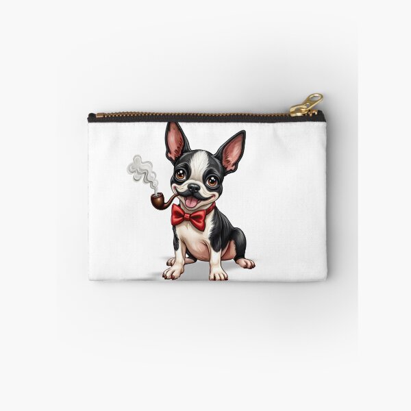 Item preview, T-Shirt Design Trending: FRENCH BULLDOG WITH PIPE designed and sold by ForeverPrintsOK.