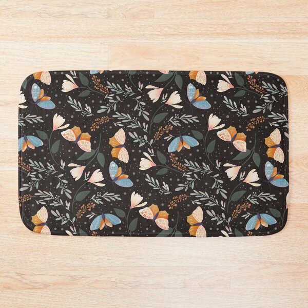 Item preview, Enchanted Butterfly Garden Seamless Pattern designed and sold by BlueLela.