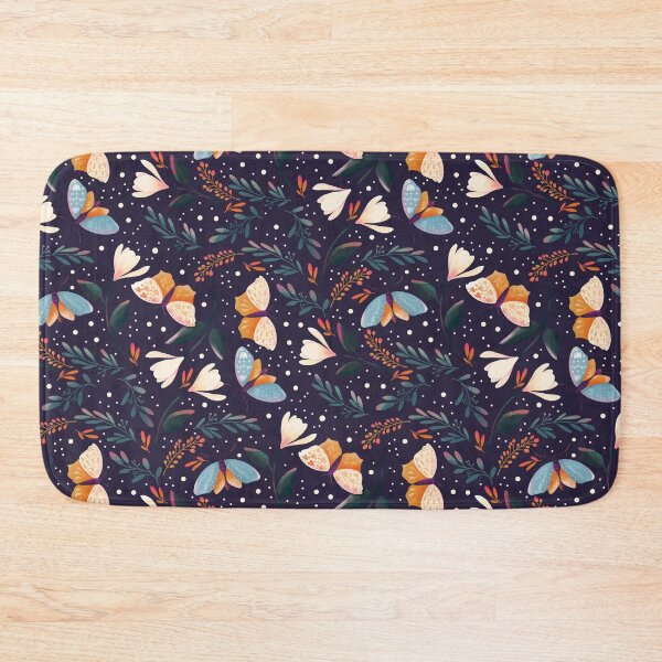 Item preview, Enchanted Butterfly Garden Seamless Pattern designed and sold by BlueLela.