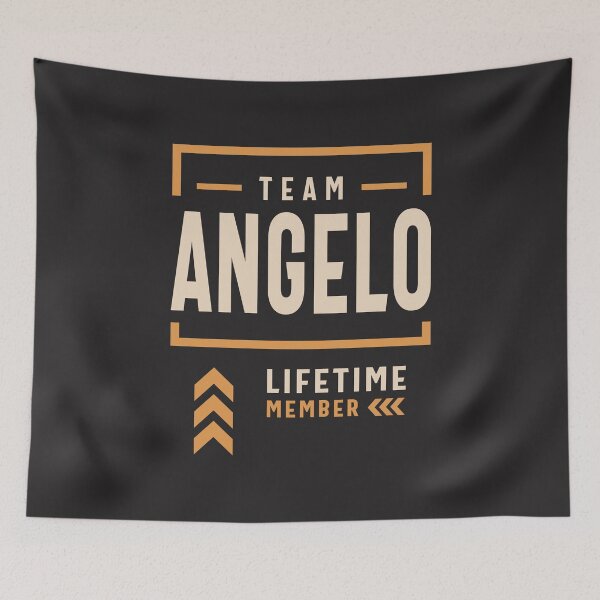 Item preview, Team Angelo Lifetime Member Funny Name Angelo designed and sold by cidolopez.