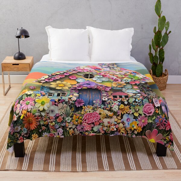 Artikelvorschau, Blumenhaus auf einem Hügel entworfen und verkauft von Neika Shimm Designs.