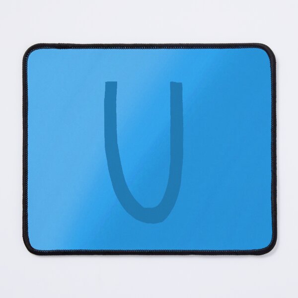 Item preview, Light Blue U with Gradient Background designed and sold by MusicQueen17.