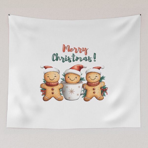 Item preview, Festive Gingerbread with Christmas Mug  designed and sold by anhelinaart.