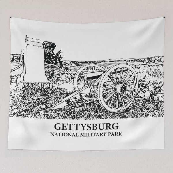 Item preview, Gettysburg National Military Park designed and sold by Lakeric Cityscapes.