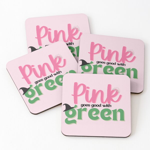 Item preview, Wicked Movie Quote Pink goes good with Green designed and sold by baranskini.