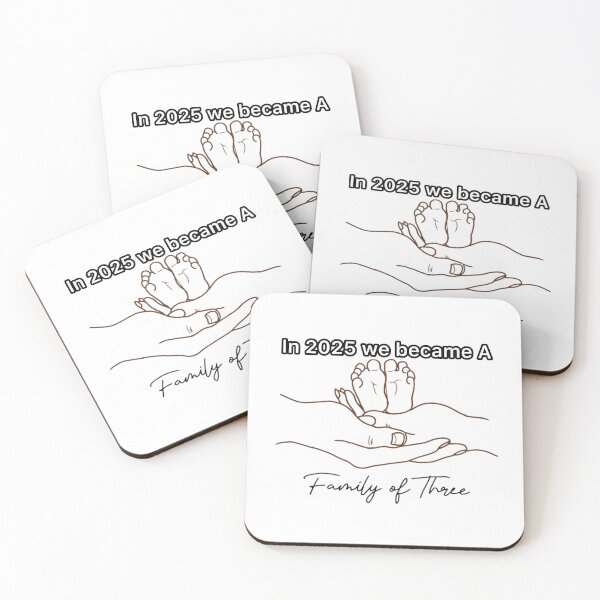 Item preview, In 2025 we became a family of three  designed and sold by Artistkhg.