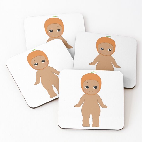 Item preview, Brown Sonny Angel With Orange Hat 4 designed and sold by lilacbokeh.