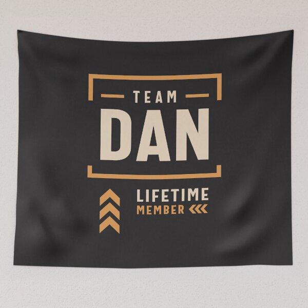 Item preview, Team Dan Lifetime Member Funny Name Dan designed and sold by cidolopez.