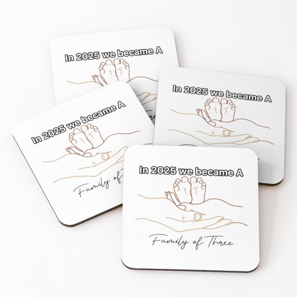 Item preview, In 2025 we became a family of three  designed and sold by Artistkhg.