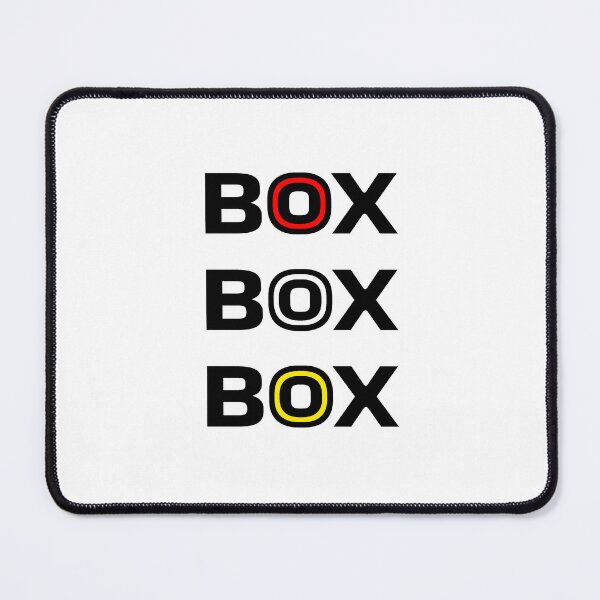 Item preview, F1 Box Box Box in Tyre Colours (dry) designed and sold by Dougie Middleton.