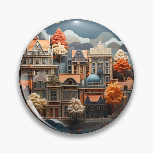 Item preview, Paper Craft - Seaside Town designed and sold by KootenayDesigns.