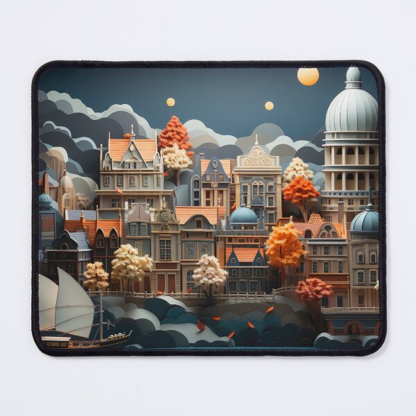 Item preview, Paper Craft - Seaside Town designed and sold by KootenayDesigns.