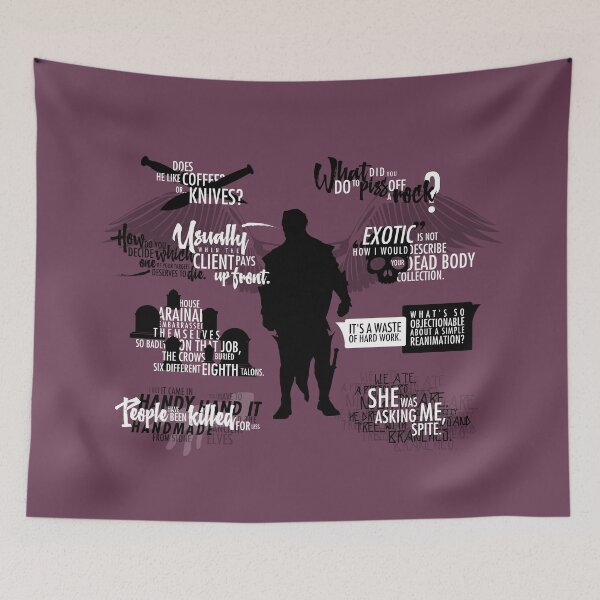 Item preview, Dragon Age: Lucanis Dellamorte Quotes designed and sold by firlachieldraws.