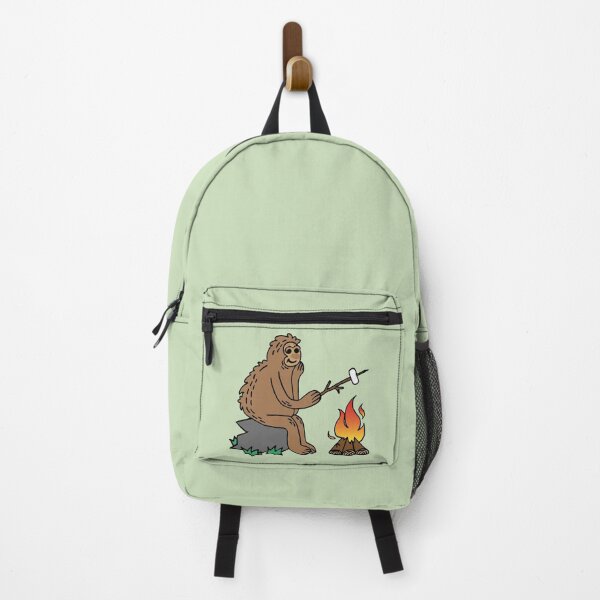 Item preview, Funny & Cute Friendly Bigfoot Grilling Marshmallows At A Campfire designed and sold by Graograman.